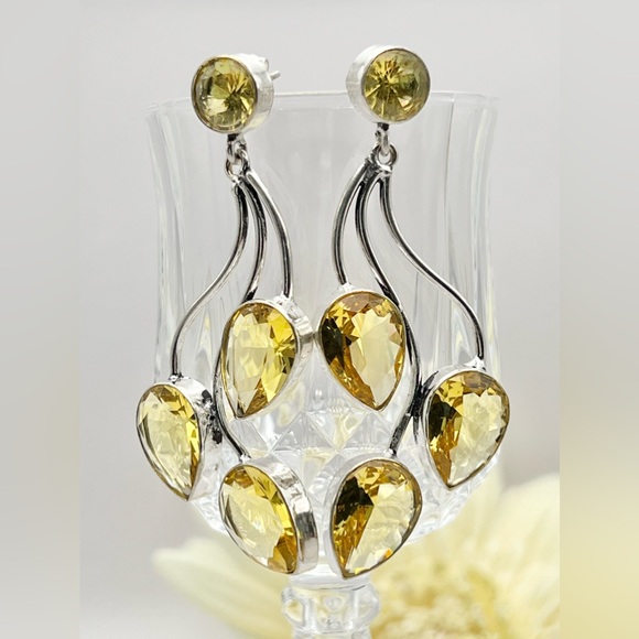 CITRINE EARRINGS - Picture 6 of 11